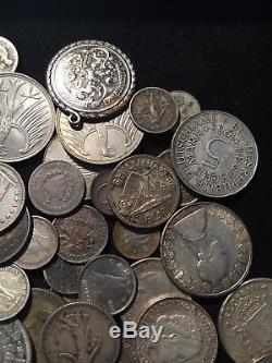 48 ALL SILVER World / Foreign Coins Lot INSTANT COLLECTION! #1