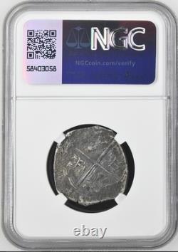 4R, Cob, 1615-21, Spain, NGC XF Details, Environmental Damage