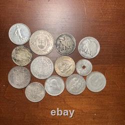 4.03 OZ ASW Under Melt Premium Large World Silver Coins