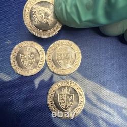 4 Coins 2020 1/10 Oz Silver Guinea Coins
