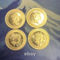 4 Coins 2020 1/10 Oz Silver Guinea Coins