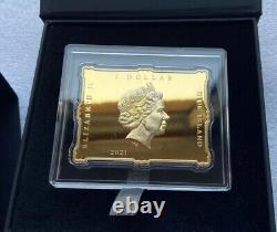 4pcs set Niue World famous painting jigsaw series silver&copper coin HOT