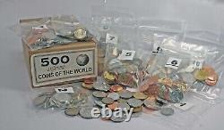 500 DIFFERENT BU Coins 150 Countries Foreign/World Coins Lot FREE SHIPPING