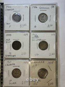 50 World Silver Coins Canada Austria Bahamas Panama Bermuda UK Mixed Lot