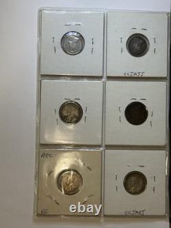 50 World Silver Coins Canada Austria Bahamas Panama Bermuda UK Mixed Lot