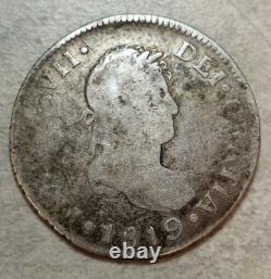 5 Coin Lot of 1 & 2 Reales Assorted Dates, Countries, & Conditions Silver
