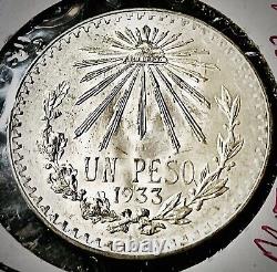 5 Mexico Un Pesos Silver Unc Beauties