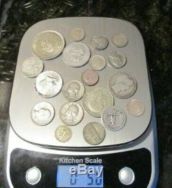 5+ Pound Lot of World Coins in A Vintage Cigar Box with Silver Coins