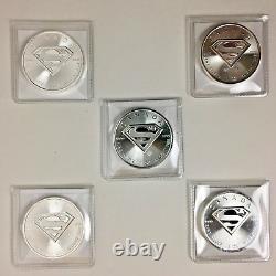 (5 lot) WORLD COINS 2016 uncirculated $5 CANADA SILVER SUPERMAN