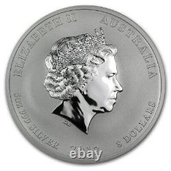 5 oz 2012 Perth Lunar DRAGON Silver Coin