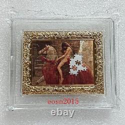 5pcs set Niue+Chad World famous painting jigsaw series silver&copper coin