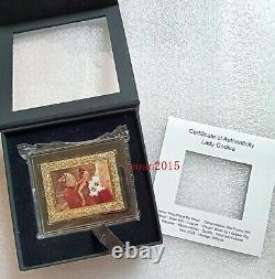 5pcs set Niue+Chad World famous painting jigsaw series silver&copper coin