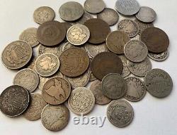 60 Coins From Estate Collection? Roman, World, Old Early US 1800s GOLD SILVER