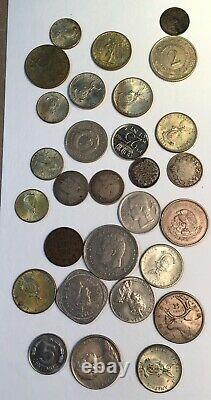 60 INTERNATIONAL CURRENCY Silver and Minor Coins French Francs 1837 Spain Mexico