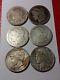 6 Each Lot Morgan & Peace Silver Dollars (2)1881 (1)1884 (1) 1922(1)1924 (1)1926