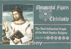 6 Monumental Figures in Christianity 6 Coin Box Set Porcius Festus St Helena