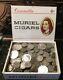6+ Pound Lot Of World Coins In A Vintage Cigar Box With 6 Oz. Of Silver Coins