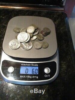 6+ Pound Lot of World Coins in A Vintage Cigar Box with 6 Oz. Of Silver Coins