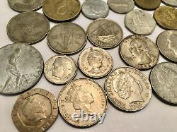 70 Different Coins Cultural Country Silver Copper Gold