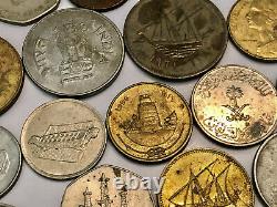 70 Different Coins Cultural Country Silver Copper Gold