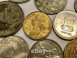 70 Different Coins Cultural Country Silver Copper Gold