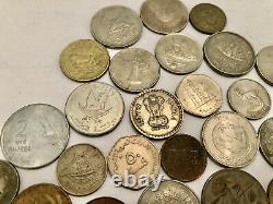 70 Different Coins Cultural Country Silver Copper Gold