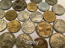 70 Different Coins Cultural Country Silver Copper Gold