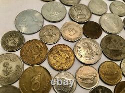 70 Different Coins Cultural Country Silver Copper Gold