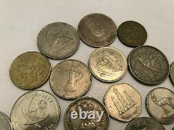 70 Different Coins Cultural Country Silver Copper Gold