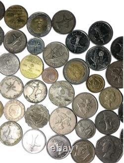 73pcs OLD Mixed World Foreign Coins Collection/ Lot with silver