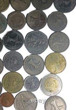 73pcs OLD Mixed World Foreign Coins Collection/ Lot with silver