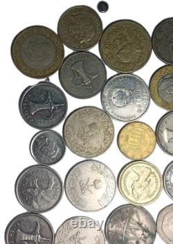 73pcs OLD Mixed World Foreign Coins Collection/ Lot with silver
