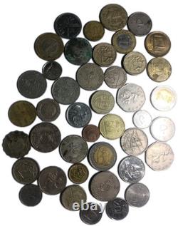 73pcs OLD Mixed World Foreign Coins Collection/ Lot with silver