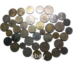 73pcs OLD Mixed World Foreign Coins Collection/ Lot with silver