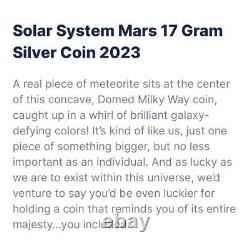 7k Metals 2023 Cameroon Mars Magnifier Solar System 17.5 g Silver Coin NGC PF70