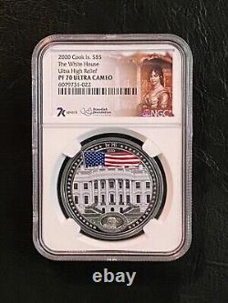 7k Miles Standish White House Burning 1oz Coin Mint Condition