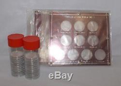 999 Silver Coin LOT of 20 LDS Temples of Utah / World OOP RARE Sets Mormon