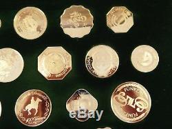 999 Silver Gaming Coins Set Of 25 From Worlds Casinos 17.74 Ounces Circa 1978