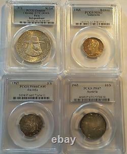 AUSTRIA PERU VENEZUELA / Lot of 4 Slabbed Coins by PCGS