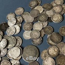 A Collection Of British And World Silver Coins, Including Pre-1920. 310 Grams
