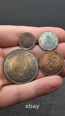 A suit of 1912 Republic China Sun Yat-sen Portrait Commemorative Silver Coin