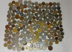 Acollection of original coins dating back to several countries in the world Rare