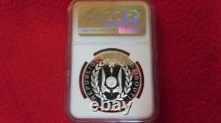 Africa Djibouti 1994 Runner Running 1oz. 925 Silver 100 Francs NGC PR PF69 proof