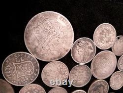 Antique 1800's US & Foreign Silver & Others Coins Lot Of 19