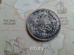 Antique Mexico 1 Peso silver 1905-Mo