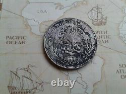 Antique Mexico 1 Peso silver 1905-Mo