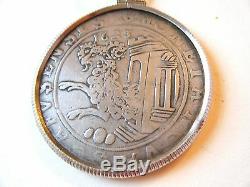 Antique bracelet mount Switzerland Thaler 1623 Silver World Coin Swiss RAM EAGLE