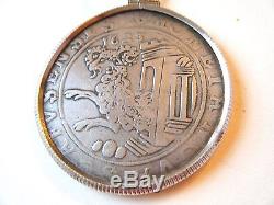 Antique bracelet mount Switzerland Thaler 1623 Silver World Coin Swiss RAM EAGLE