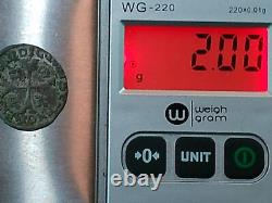 Attractive 1622 N Louis XII Hammered French Douzain