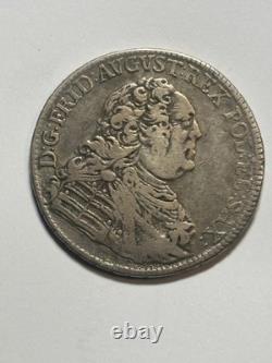 August III Sas, Gulden (2/3 talara) 1763 FWóF, Drezno